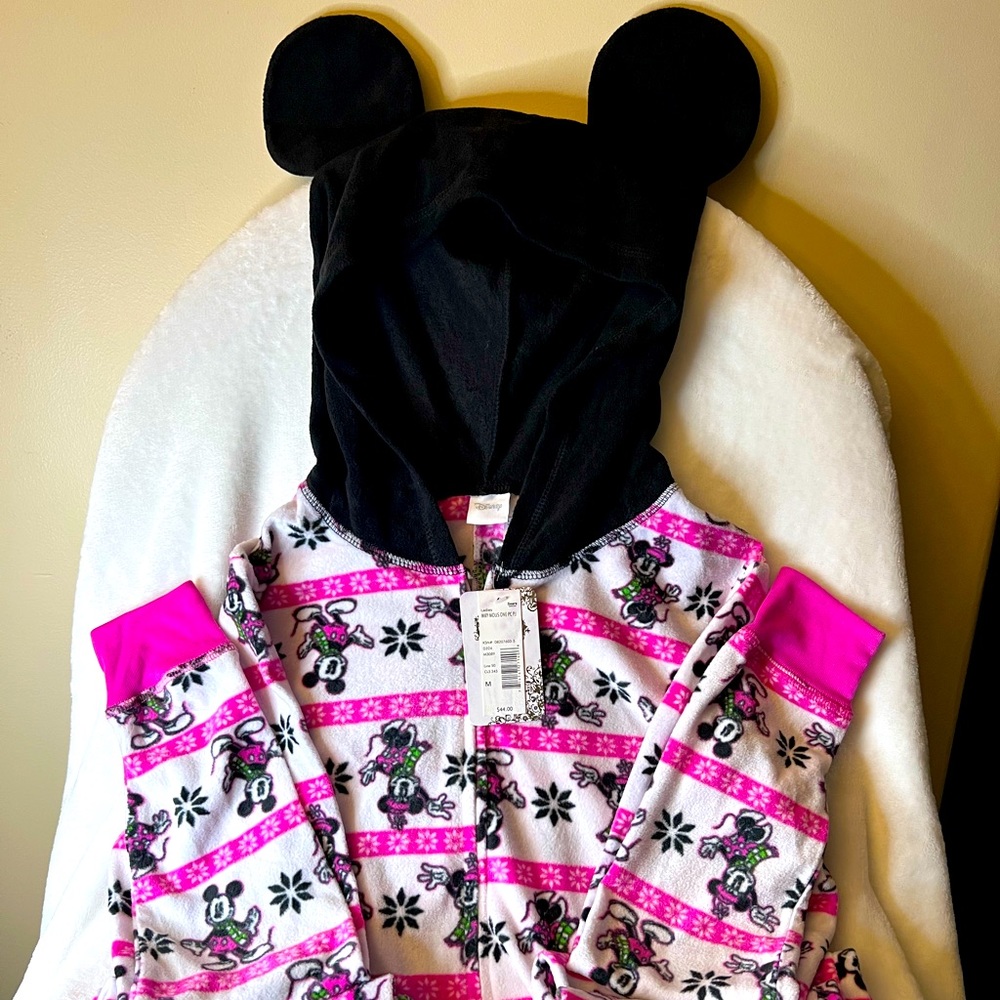 Mickey & Minnie Christmas PJ Onesie